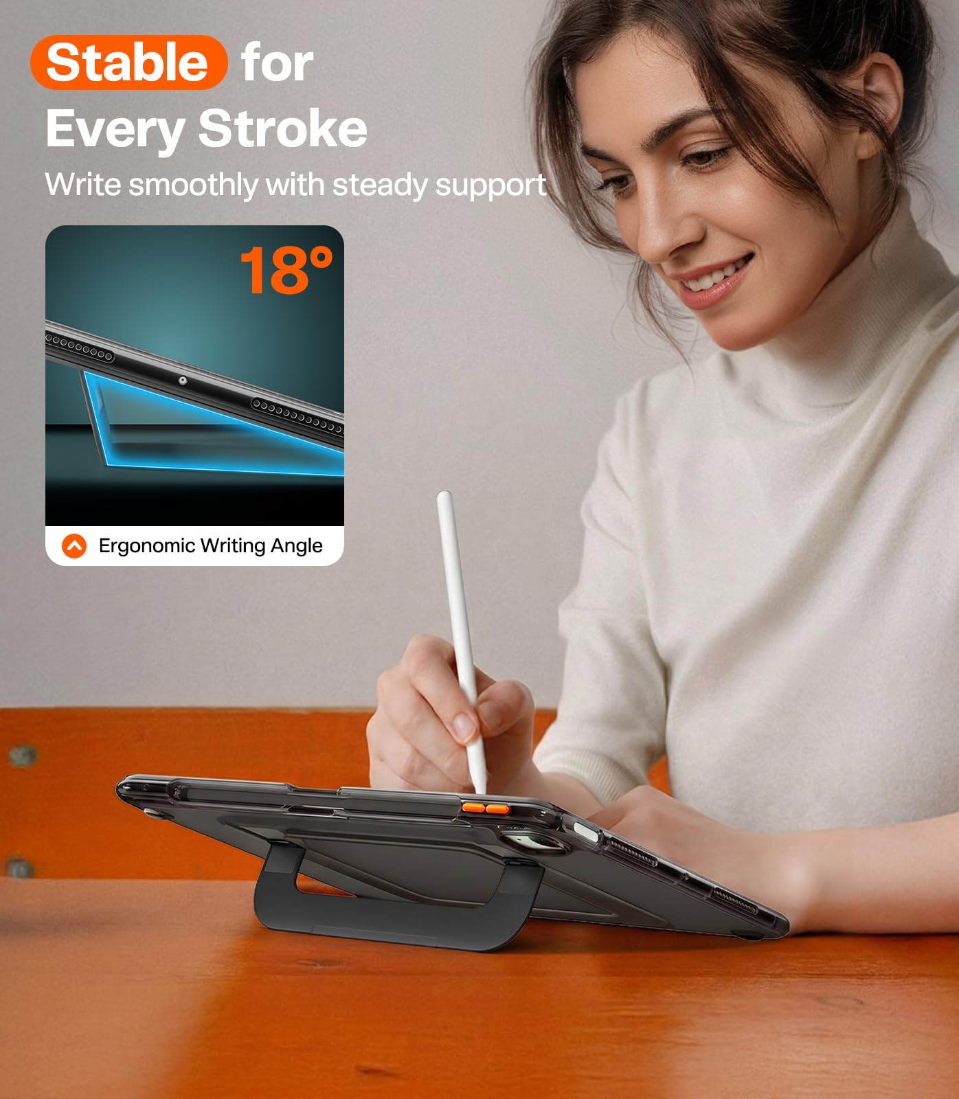 Amazon.com: TORRAS Ostand K3 Neo for iPad mini 7 (A17 Pro)/ 6 Case